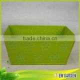 Handmade Galvanized Metal Pot Outdoor Flower Large for Garden thumbnail-4