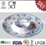 Custom Printing Top Grade Melamine Egg Plate Made in China thumbnail-1