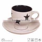 Ceramic Coffee Cups and Saucers,stoneware Wholesale Coffee Cup and Saucer,personalized Tea Cups & Saucers thumbnail-5