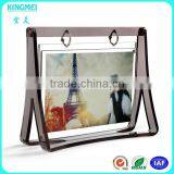 KM-VP26 Customized Clear L Shape Acrylic 2 x 6 Photo Booth Strip Frames for Wedding thumbnail-6