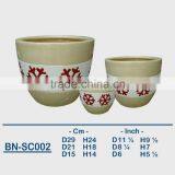 Vietnamese Ceramic Indoor Pot/ Indoor Planter BN-SC002 thumbnail-1