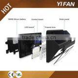 2017 New Wholesale Products 8led Solar Motion Sensor Mini Black Light Led Wall Lamp Garden Security Light Used Parking Lot Light thumbnail-3