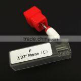 White Nail Tools Ceramic Nail File /nail Bits Ceramic F Shape(F) thumbnail-2