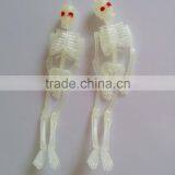 8" Glow-in-the-Dark Halloween Skeletons thumbnail-2