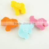 47047 4pcs Impressions Animal Horse Elephant Dear Fondant Mould Silicone Fondant Tools thumbnail-4