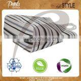 Jute Beach Bag With Multicolor Stripe Print for Fashion thumbnail-3