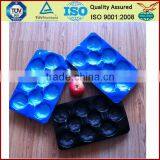 High Quality Polypropylene Black Plastic Stackable Food Tray thumbnail-6