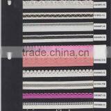 Custom High Quality Crochet Elasticity Decorative Elastic for Underwear/bra