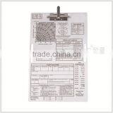 Kearing Brand Rectangular Aluminium Aviation Kneeboard With Accurate Scale for Pilot Training thumbnail-1