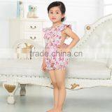 Vintage Baby Rompers Solid Polyester Cotton Boutique Rompers New Arrive thumbnail-2