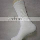White Blank Sublimation Socks 100 Polyester Socks With Rib on Leg thumbnail-5