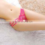 Stock Sey Lace Seamless Underwear Women Ultra Thin Bandage Bowknot Lady Briefs Panties Lady Fashion Sey Lingerie Lingerie G-Stri thumbnail-5