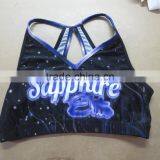 Cool Professional Hot Cheerleading Uniforms, Custom Cheerleading Vests/Sports Bras thumbnail-3