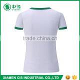 2017 Latest Fashion Summer 100% Cotton Slim Fit Round Neck Women Blank T Shirt thumbnail-6