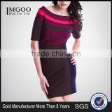 MGOO 2015 Imported Wholesale Custom Made Brand Bandage Spandex Dress For Women Purple Bodycon Sexy Party Dress H054 thumbnail-1
