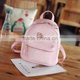 2017 Hot Sale New Design Wholesale Price Girls Leather School Backpack thumbnail-4