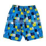 Customer Print Lattice Design Blue Kid Shorts thumbnail-3