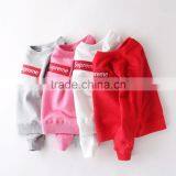 S33025W 2017 Spring New Arrival 100% Cotton Childrens Casual Sweatshirt thumbnail-1