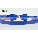 New Arrival Fashion Design High Quality With Flower Design Alloy Metal Buckle Women Slim PU Leather Belt thumbnail-3