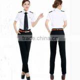 China Wholesales Short Sleeve White Airport Lady Aviator Shirts thumbnail-4