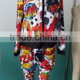 2016 newly hip-hop suits, colorful printed spandex!!!