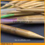 18Pcs/set 16" 40cm Cheap Colorful Plastic Circular Nature Bamboo Circular Knitting Needle Set thumbnail-4