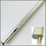 Gold Color LED Closet Rod With AAA Battery For Wardrobe Lighting
