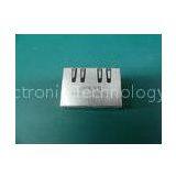 1000Base-Tx 10 Pin 2 Port RJ45 Female Jack 10P8C Side Entry , KRJ-201QGYNL Tab-Down thumbnail-1