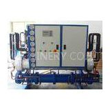 Closed Water Loop 157.9KW Cooling Capacity Industrial Water Chiller R407C Refrigerant With Sanyo Scr