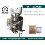 Cost-effective Drip Yirgacheffe Brown Coffee Bag Packing Machine by Three Sides Seal with Outer Envelop
