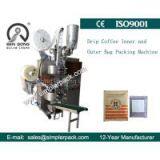 Cost-effective Drip Yirgacheffe Brown Coffee Bag Packing Machine by Three Sides Seal With Outer Envelop