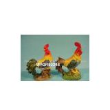 Polyresin Rooster/cock Miniature Statues
