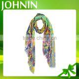 Wholesale Fashion Heat Transfer Good Quality Custom Scarf thumbnail-2