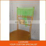 New Arrival Cheap Wedding Decorative High Quality Aqua Chair Sashes thumbnail-1