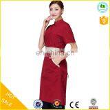 2015 OEM Factory Fashion Red Hotel Reception Uniform Design thumbnail-1