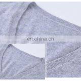 Good Quality Fashion Slim Fit v Neck Custom Knitted Pure Color Womens Pullover 100% Cashmere Sweater Factory thumbnail-6