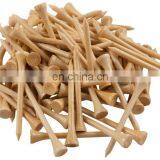 54mm 2 1/4 inch Eco Friendly natural colour bamboo golf tees