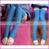 Fashion Christmas Cheap Warm Knitting Girls Boot Sock