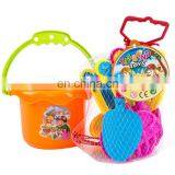 9 Pcs Beach Bucket Rake,Shovel and Moulds Toys Playset for Kids in Reusable Mesh Bag Children Beach Sand Pit Fun Toys Set thumbnail-4