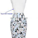 Grace Karin Occident Sexy Women Hips Wrapped Short Vintage Retro Cotton Flower Pattern Skirt CL008928-6 thumbnail-2