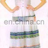 casual dress for outdoor parties stylish dress cotton printed dress