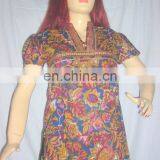 exclusive indian designer printed cotton fashionable kurtis wholesale india selling in China usa