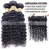 Deep Curl Natural Color Best Selling Good Feedback Virgin Human Hair Bundles Indian Hair Weave thumbnail-6