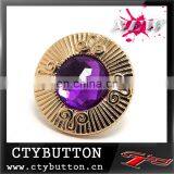 Purple Diamond Shank Button for Noble Dressing
