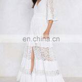 2019 летнее платье для женщин на пляж, купальник-кафтан, ленточка для купальника с кружевными вышивками, длинное пляжное платье, кафтан, купальник-кафтан, парео thumbnail-4