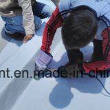 Hot Sale PVC Waterproofing Membrane Roofing Sheets Basement Material Single-ply Grey/white Weldable thumbnail-3