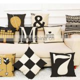 Modern design plaid pattern sofa cushion home decorative