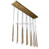 Luxury Round Linear Solid Brass Crystal Chandelier Pendant Lamp thumbnail-5