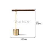 Amazon Hot Sell Nordic Creative Modern Design Copper Led Reading Table Lamp Bedside Luxury Gold Desk Lamp for Hotel Decor thumbnail-5