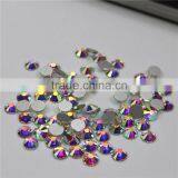 Top Quality Very Bright Nail Crystal Rhinestone Crystal AB Clour Silver Back Non Hot Fix Rhinestones thumbnail-2